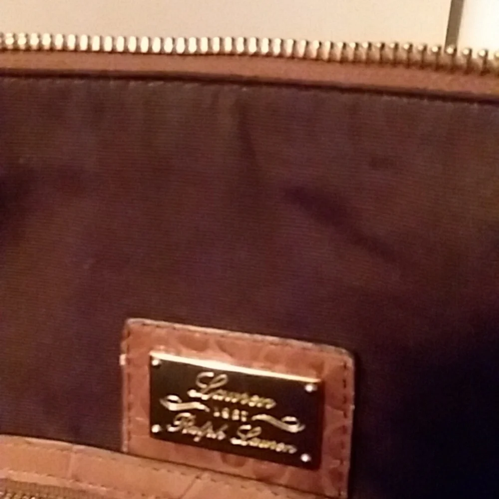 Ralph Lauren Luxury (Lauren) Design 100%Cow Leather/Crocodile Excellent - Picture 12 of 16